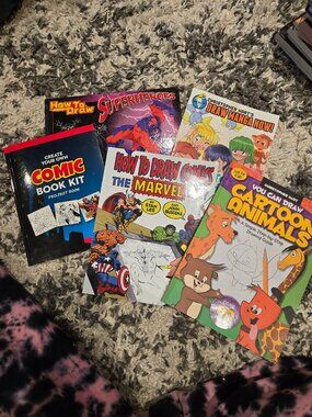 How To Draw Comics & Animals Activity Book Bundle (Set of 5) | Marvel | Mixed